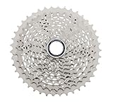 SHIMANO Unisex – Erwachsene CS-M4100 Kassette, Silber, Einheitsgröße