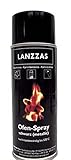 Ofenspray Ofenlack 400 ml für Ofenrohre Kamine Öfen schwarz - metallic Senotherm hitzebeständig