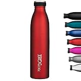 720°DGREE Edelstahl Trinkflasche “milkyBottle” - 500ml - Perfekt für Kinder, BPA-Frei, Auslaufsicher, Kohlensäure geeignet - Kleine Thermosflasche für Sprudel, Sport, Schule, Fitness