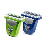Incutex 2X Schrittzähler, Stepcounter,Schrittmesser, Entfernungsmesser, Pedometer mit LCD Display, blau/grün