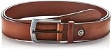 Camel Active Herren 9B48 Gürtel, Braun (Cognac 21), 90 cm (Herstellergröße: M)
