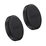 AUKEY Handyhalterung Auto Magnet (2 Stücke) Armaturenbrett Kfz Handyhalter für iPhone 7 Plus / 7/6, Samsung Note 8 / S8, Echo Dot usw. - Schwarz