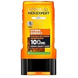 L'Oréal Paris Men Expert Duschgel für Männer, Zur Reinigung von Körper, Haar und Gesicht, Hydra Energy, 1 x 300 ml