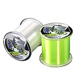 RONGXIN Woven Nylon Angelschnur, 200 Grüne Und Weiße Klare Angelschnüre (Zwei)