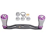 VGEBY Rollengriff 95MM Spinning Reel Schaukelgriff Griff Links Rechts Angelradknauf Ersatz(lila)