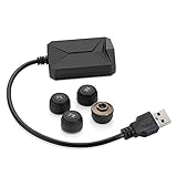 XTRONS TPMS Auto Reifendruck Kontroll Alarmsystem mit 4 Externe Sensoren für XTRONS Android 9.0 Autoradios der Serien PST und PS