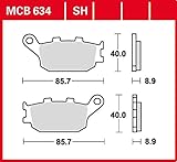 Bremsbelag TRW organischer Allround-Bremsbelag CBR 900 RR Fireblade SC44 00-01 hinten