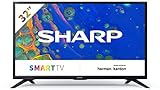 SHARP 32BC6E Smart TV 81 cm (32 Zoll) HD Ready LED Fernseher (harman/kardon Sound, 50/60 Hz, Triple Tuner) [Modelljahr 2019]