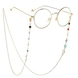 Brillenketten für Lesebrillen Brillenband Frauen Lesebrille Kette mit Hohlperlen Brille Kette Sonnebrillen Band Lesebrillen Kette Lesebrillen Band Brille Cords