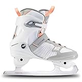 K2 Skates Damen Schlittschuhe Alexis Ice Fb — White - Coral — EU: 40.5 (UK: 7 / US: 9.5) — 25E0050