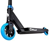Chilli Pro Scooter Stunt-Scooter H=82cm Trick Tret Roller + Fantic26 Sticker (Base schwarz/blau)