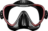 Synergy 2 Einglas Tauchmaske von Scubapro in Schwarz/Rot