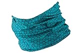 Hilltop Multifunktionstuch/Motorrad Halstuch/Schlauchtuch/Bandana mit vernähten Saumkanten, M.Tuch:Blue Wind Turbine
