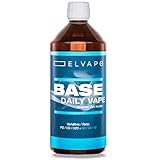 Elvapo BASE - Daily Vape | 1000ml / 1L | 50/40/10 (PG/VG/H2O) | Basisliquid für das Mischen von E-Liquids mit Aromen (für E-Zigaretten/E-Shishas) | 0mg (ohne Nikotin) | Liquid-Basen Made in Germany!