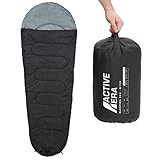 Active Era™ 150 Premium Mumienschlafsack, leicht - Schlafsack für Outdoor Camping im Sommer oder Indoor