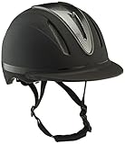 HKM 4719 Reithelm Carbon Art, Reiterhelm Reitkappe, matt schwarz, Unisex XS