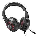 Speedlink CASAD Gaming Headset - Gaming Headset mit Stereo Sound für PC/Notebook/Laptop, schwarz