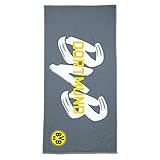 Borussia Dortmund Microfaser-Handtuch und Strandtuch aus der BVB-Kollektion (70x140 cm)