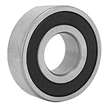 Packung mit 10 Rillenkugellagern 6203-2RS, 17 x 40 mm, geräuschloses, langsam laufendes Stahllager, stabile Leistung