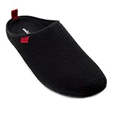 Andres Machado - Unisex Hausschuhe für Damen/Herren – Sommer – Dynamic – Pantoffeln Slipper - atmungsaktive Netzstruktur – rutschfeste Gummisohle/herausnehmbares Fußbett - Schwarz EU 44
