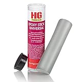 HG POWER GLUE Epoxy Stick - Zwei Komponenten Knete - Metallkleber hochfest wasserfest chemikalienbeständig - Kraftkleber für Metall Gusseisen Edelstahl Aluminium