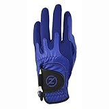 Zero Friction Herren Cabretta Leder Elite Linke Hand Golfhandschuh - Blau