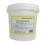 Zitronensäure Pulver 5kg - reiner als Lebensmittelqualität E330 - Citronensäure