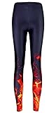 BOZEVON Damen Leggings Leggins Strumpfhose Tights Laufhose Lang Fitness Outdoor Radsport Running - A 5