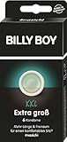 Billy Boy XXL Extra Groß Kondome XXL, extra lang, 195mm x extra breit, bis zu 62 mm, Transparent, 6 Stück
