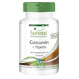 Kurkuma Kapseln - 500mg Curcuma Extrakt pro Kapsel - HOCHDOSIERT - Curcumin 95% mit Bioperin (Piperin) - 120 Kapseln