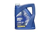 MANNOL 50515200500 Diesel Extra 10W-40 API CH-4/SL Motorenöl, 5 Liter