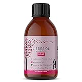 Kitama Massageöl Liebesöl Rose für Erotische Massage | Partnermassage | Tantra - 250ml pflegendes Öl mit sinnlichem Rosen-Duft für die besonderen Momente zu Zweit