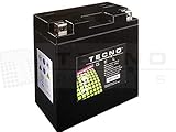 TECNO-GEL Motorrad-Batterie YB9-B = 12N9-4B1, 12V Gel-Batterie 9Ah (DIN 50914), 135x75x139 mm inkl. Pfand