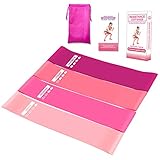 TOMSHOO Fitnessb?nder/Widerstandsb?nder, Resistance Band 5 ST¨¹CKE mit ¨¹bungsanleitung, Gymnastikband aus Naturlatex f¨¹r Muskelaufbau£¬Yoga, Pilates f¨¹r M?nner und Frauen