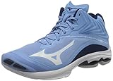 Mizuno Volleyballschuhe Damen, Dellarblue/ Weiß/ 2768c, 45 EU