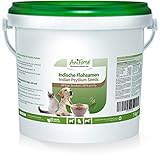AniForte Flohsamen für Pferde, Hunde & Katzen 1kg - Reich an Ballaststoffen & Schleimstoffen, Indische Rohkost Qualität, Reinigung Magen-Darm-Trakt, bei Übergewicht, Einzelfuttermittel