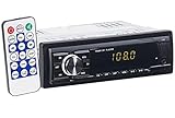 PEARL Car HiFi: MP3-Autoradio mit Bluetooth, Freisprech-Funktion, USB & SD, 4X 45 Watt (Autoradios 1 DIN, Bluetooth)