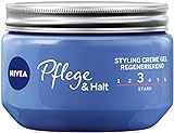 NIVEA 1er Pack Haar-Gel, Styling Creme Gel, Starker Halt, 1 x 150 ml Tiegel, Pflege & Halt