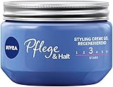 NIVEA 1er Pack Haar-Gel, Styling Creme Gel, Starker Halt, 1 x 150 ml Tiegel, Pflege & Halt