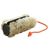 Firedog Futterdummy mit Kaninchenfell | Wilddummy | Snackdummy mit Reisverschluss | Wasserfest und auswaschbar
