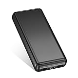 IEsafy Powerbank 26800mAh, Power Bank Externer Akku Tragbares Ladegerät 2 USB Ausgängen mit 2.4A für iPhone Huawei Xiaomi Samsung iPad Tablets Nintendo Switch und Mehr Smartphone