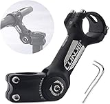 WeyTy Fahrrad Vorbauten Riser, 31,8mm Vorbau Ahead Aluminium Legierung Lenkererhöhung 0~120°Verstellbarer Lenkervorbau Ahead, MTB Mountainbike Fahrrad Vorbau mit Inbusschlüssel