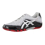 ASICS Herren Gel-Blade 6 Squashschuhe, Noir (Black/Silver/Bleu Glacier Grey 9093), 39.5 EU