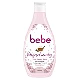 bebe Vollgeschmeidig Rich Shower Balm, cremiges und feuchtigkeitsspendendes Duschgel mit Sheabutter & Mandelöl für trockene Haut (6 x 250 ml)