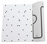 Ofie Mat von Little Bot, Weiche Babyspielmatte, beidseitig und ungiftig (country road + triangle, Large)