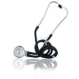 Horn Medical Stethoskop - Doppelschlauchstethoskop mit Zubehör, Ersatzmenbran für Erwachsene & Kinder