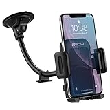 Mpow Handyhalterung Auto Windschutzscheiben Handy Halterung Auto KFZ Smartphone Halterung Verbesserte saugnapf Halterung Auto handyhalter fürs Auto für iPhone12/11/XS/8,Galaxy10/9/8,Google,GPS,usw