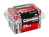 Camelion 11102406 Plus Alkaline Batterie LR6, Mignon, AA, 24er-Pack