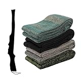 Gexgune Polyester Silikon Behandelt Knit Lange Pistole Socke Gewehr Protector Shotgun Hülle Aufbewahrungstasche 54'Länge (Grün)