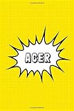 Acer: Personalized Name Acer Notebook, Gift for Acer, Diary Gift Idea